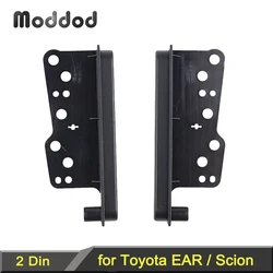 Rádio do carro Suportes Quadro, Traço Mount Side Kit, 2 Din, Toyota Avalon Camry Corolla Echo Hatch Hilux Landcruiser RAV4 Yaris Scion