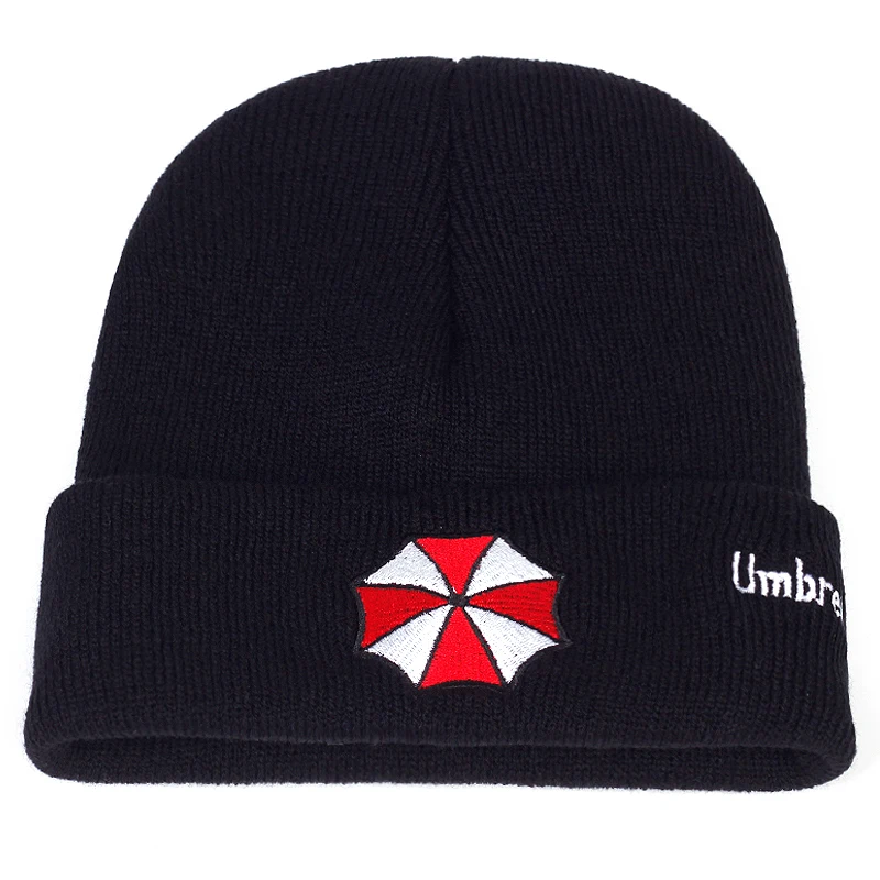 umbrella Skullies Beanies Men Winter Hat Women Knitted Hats For Men Cap Winter Beanie Hat Gorro Thick Warm Men\'s Cap