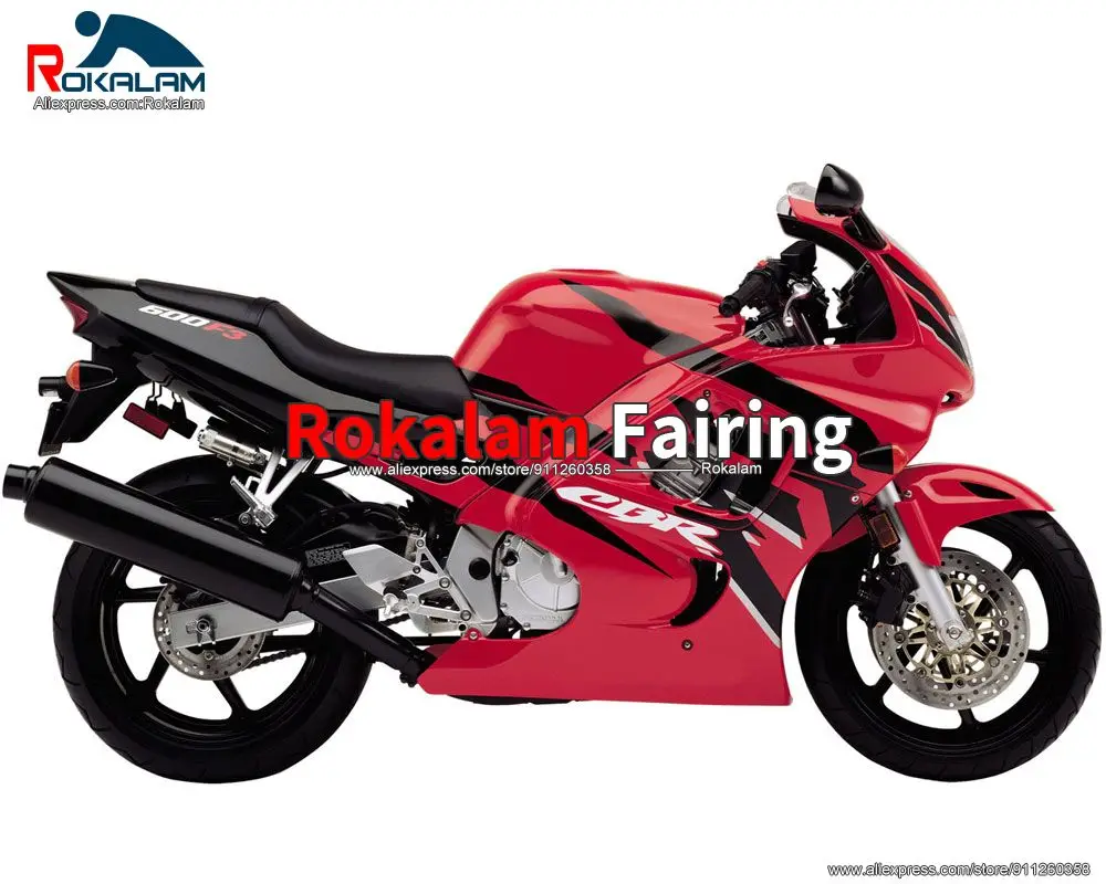 

Bodywork For Honda CBR600 F3 1998 98 CBR 600 1997 CBR 600 F 3 97 ABS Fairing Motorbike Red Black Cowling Kit (Injection Molding)