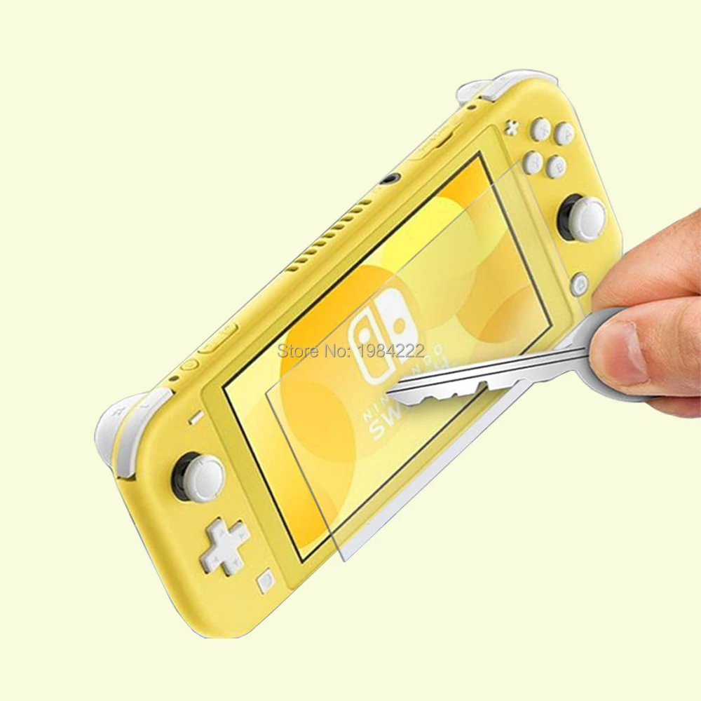 10 Uds templado para Nintendo Switch Lite NX vidrio Ultra claro HD película protectora de pantalla Protector de superficie cubierta protectora de consola piel
