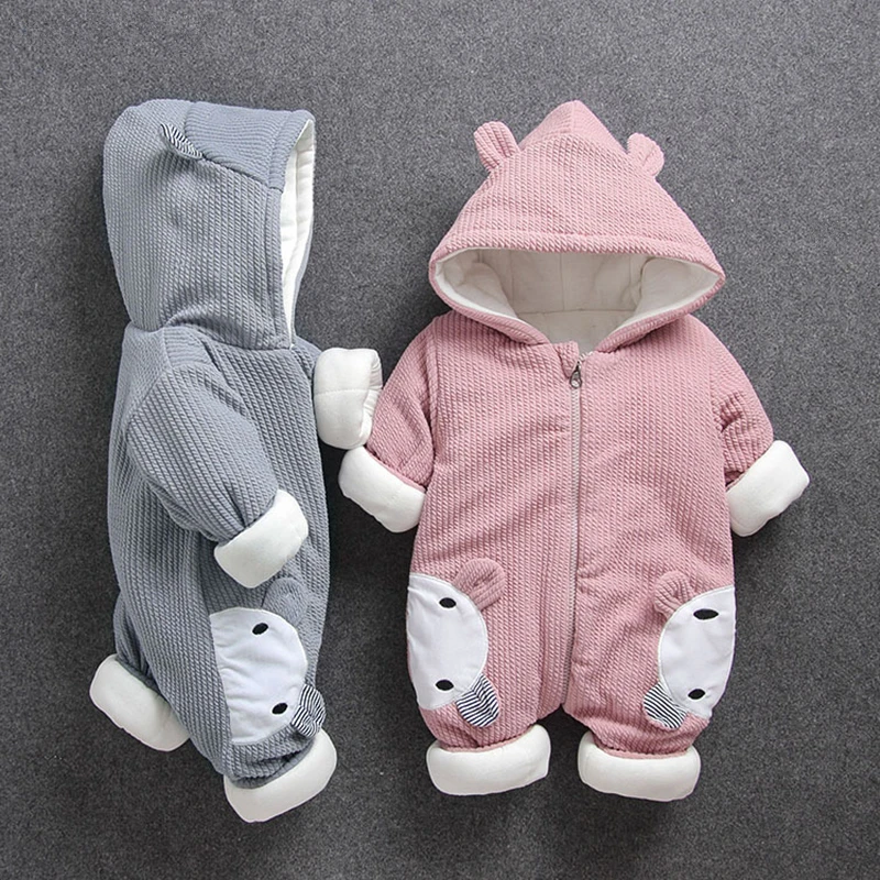 2024 New Russia Baby costume rompers Clothes cold Winter Boy Girl Garment Thicken Warm Comfortable Pure Cotton coat jacket kids