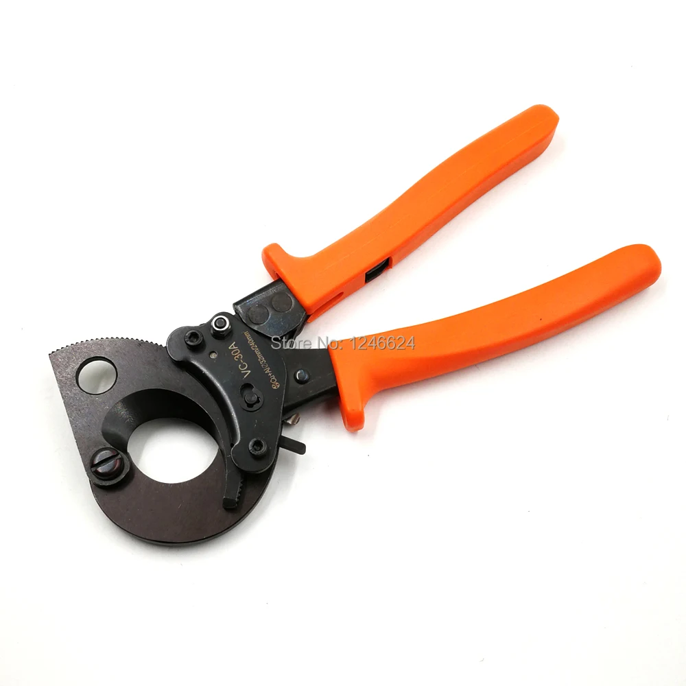 Cable Cutting Shears Tool VC-30A Mini Small Scissors Rachet Wire Cutter Pliers Cutting CU/AL CABLE BELOW 32MM(240mm2)