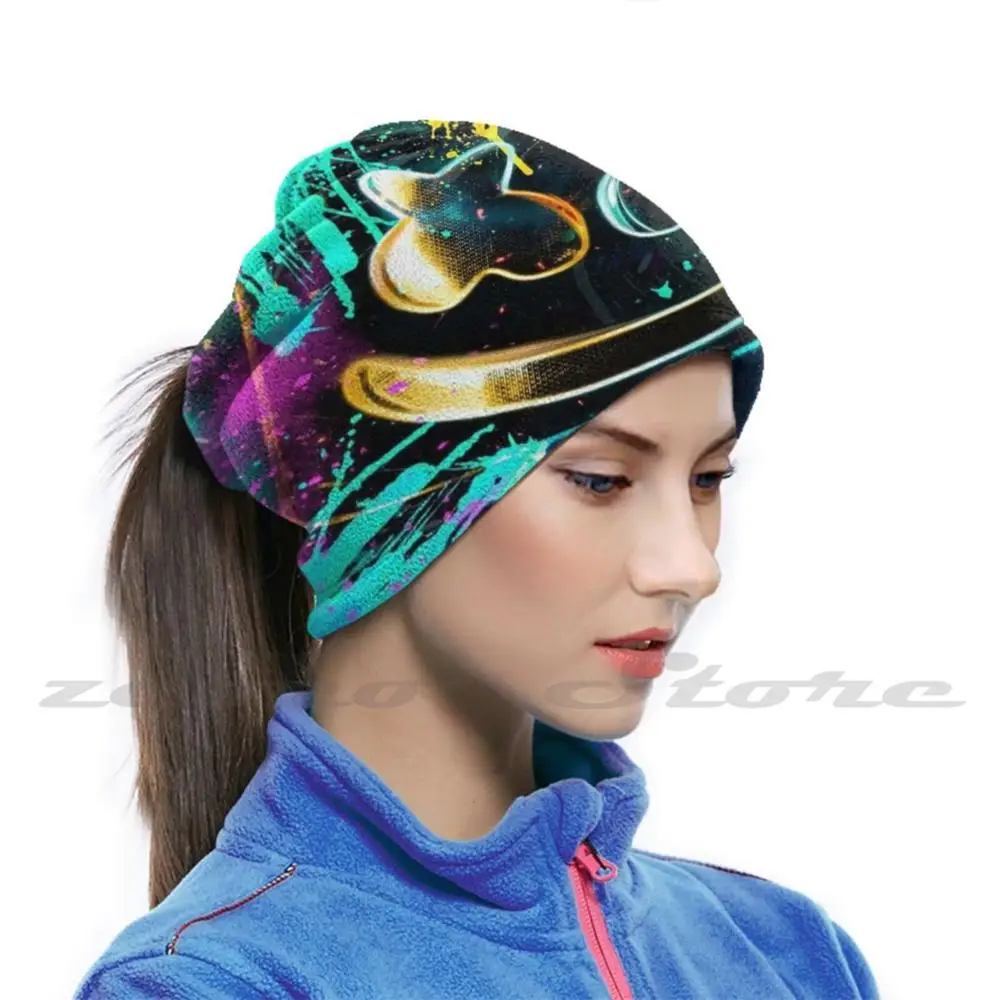 Dj Abstract Mask Adult Child Washable Pm2.5 Filter Logo Creativity Music Fans Selina Gomez Abstract Design Performance Artist