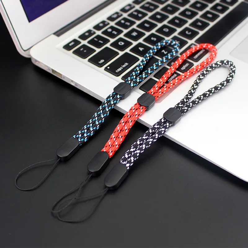 Hot Mobile Phone Straps USB Key Short Lanyard Adjustable Walkie Talkie Hand Strap Wrist Rope Audio Anti-lost Lanyard