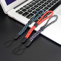 Mobile Phone Case Strap USB Disk Key Short Lanyard for iPhone 15 Pro Xiaomi Adjustable Hand Straps Audio Anti-lost Wrist Rope