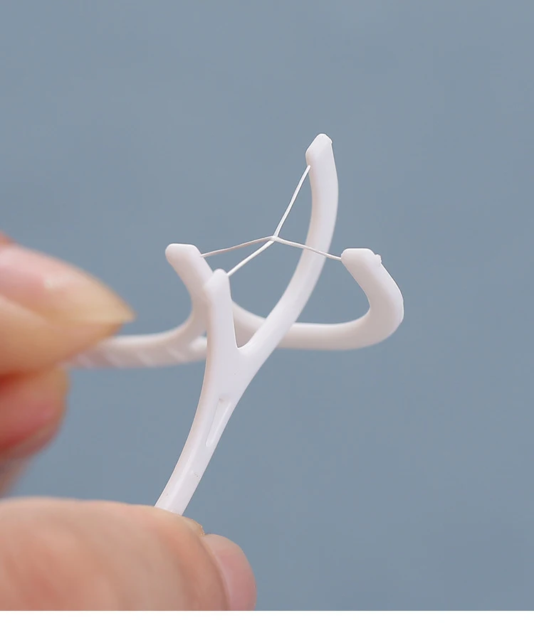 50/100pcs Dental Floss Flosser Picks Toothpicks Teeth Stick Tooth Cleaning Interdental Brush Dental Floss Pick Oral Hygiene Care