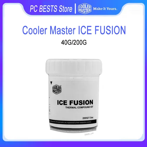 Cooler Master RG-ICFN-200G-B1 200g Cpu ordenador, grasa térmica de refrigeración para tarjeta gráfica de memoria, almohadillas térmicas LED de alta potencia