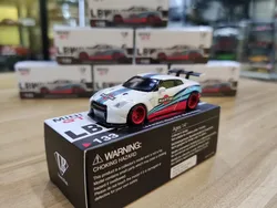 MINI GT 1/64 MARTINI R35 GT-R LB Collection of die-casting simulation alloy model car toys