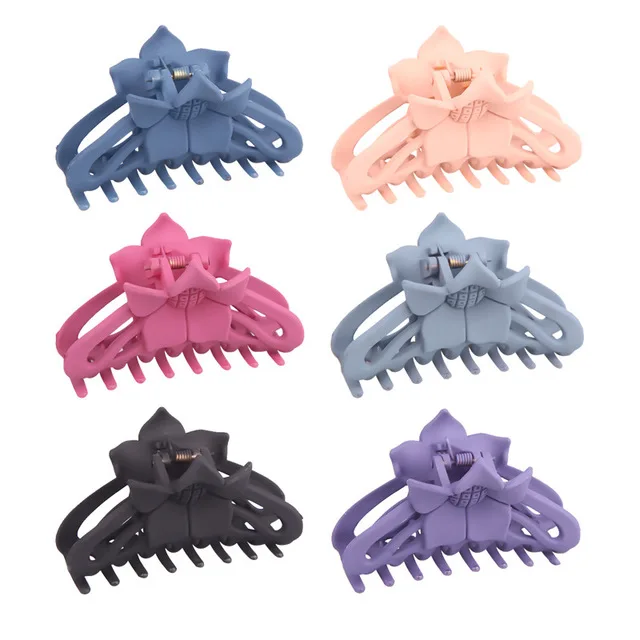 New Multi-style fashion Large geometry flower Wild Grabber Scrub hairpin Barrettes For Women girls Accessories Headdress