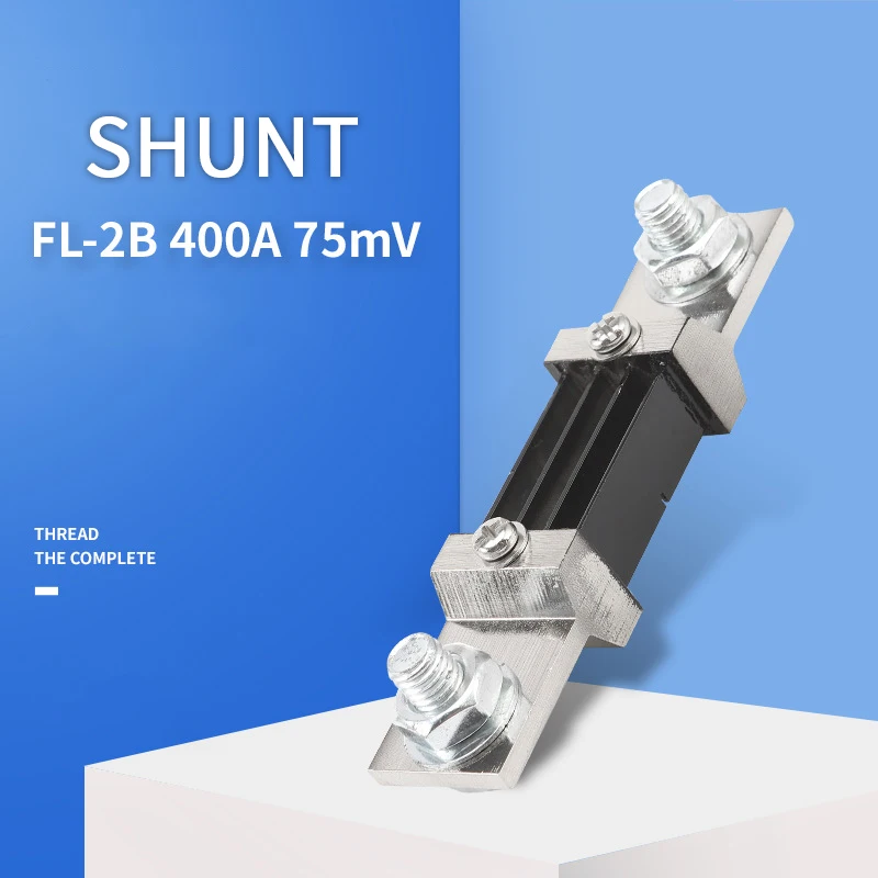 1 pz Shunt esterno FL-2B 400A/75mV corrente Meter Shunt resistore per amperometro digitale amp voltmetro wattmetro