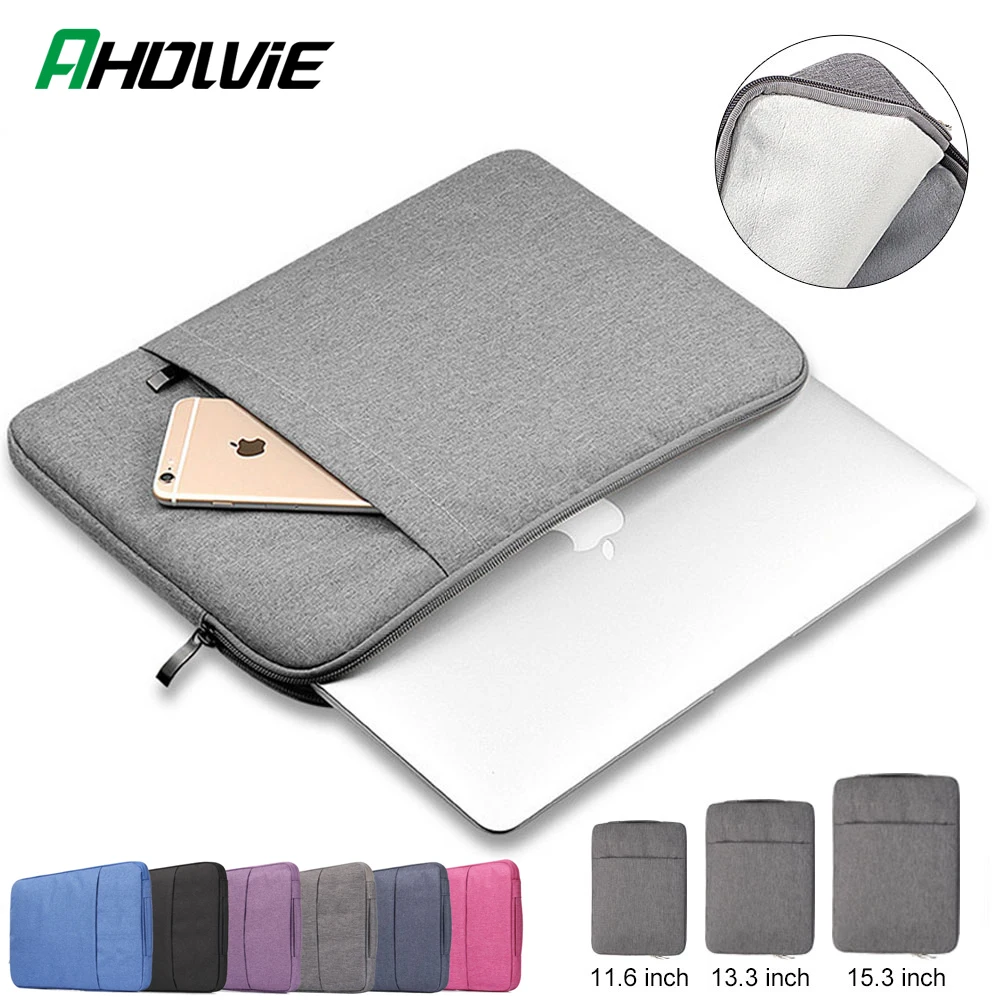 Waterproof Laptop Bag 11 16 13 14 15 15.6 inch Case For iPad MacBook Air Pro Mac Book Computer Fabric Sleeve Cover Accessories