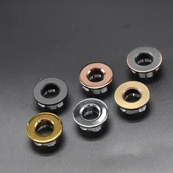 Overflow Hole Decorative Cover Copper 1Pcs Sink Hole Round Overflow Cover Insert Black Basin Sink Bathroom Faucet Insert Ring