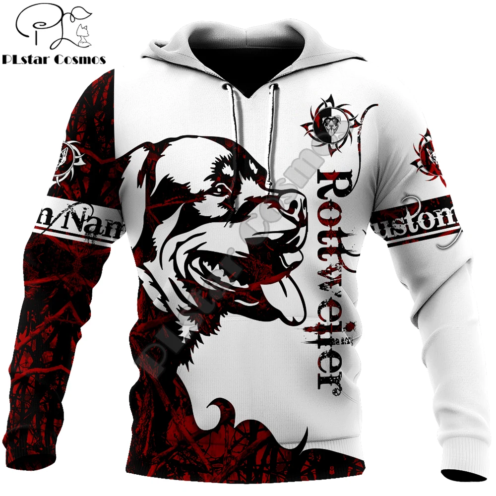 

Beautiful Rottweiler red Tattoo 3D Printed Unisex Deluxe Hoodie Sweatshirt Zip Pullover Casual Tracksuit sudadera hombre DW0334