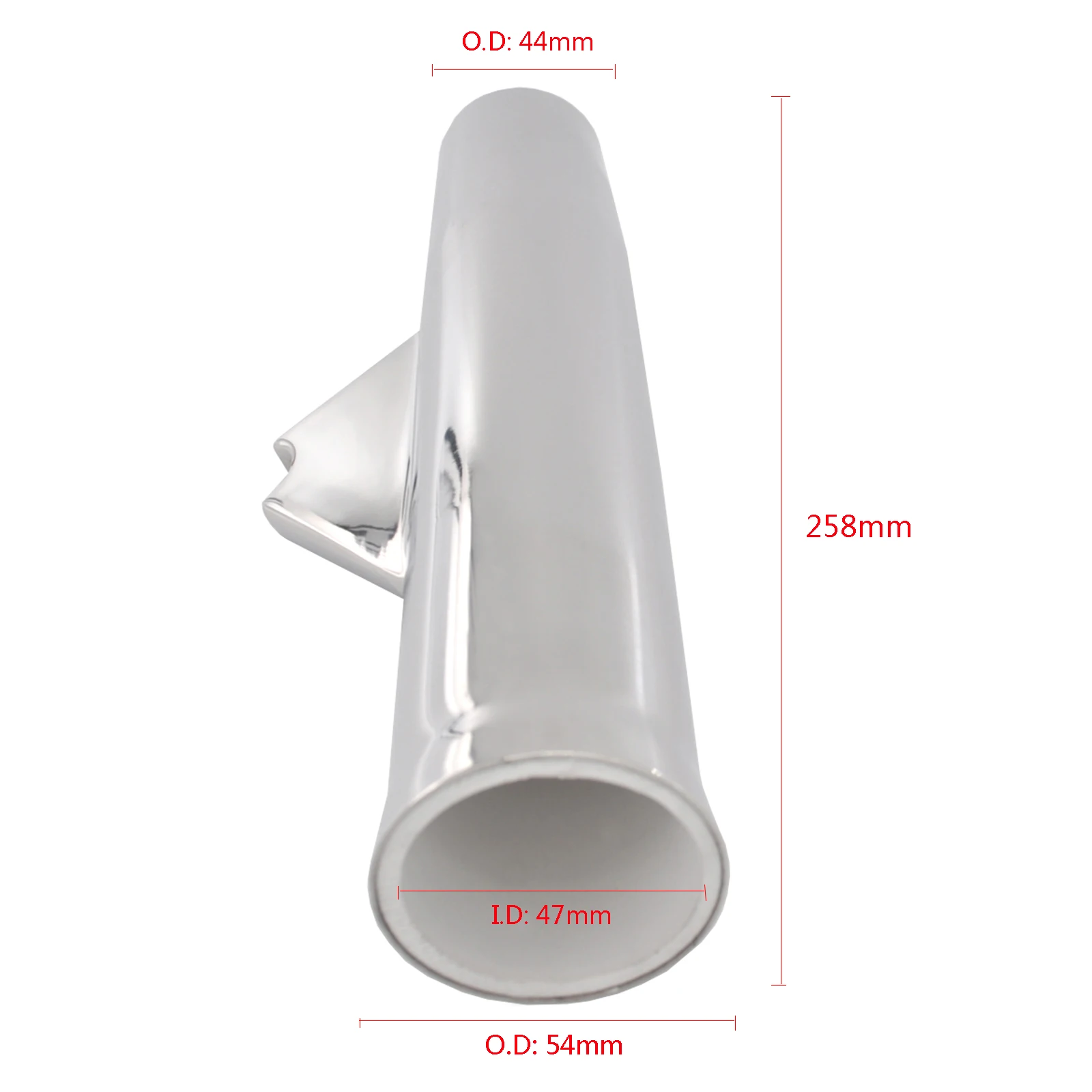 1 Pcs 316 Stainless Steel 1-3/4\'\' Fishing Rod Holder Welding On For Marine Boat Yacht