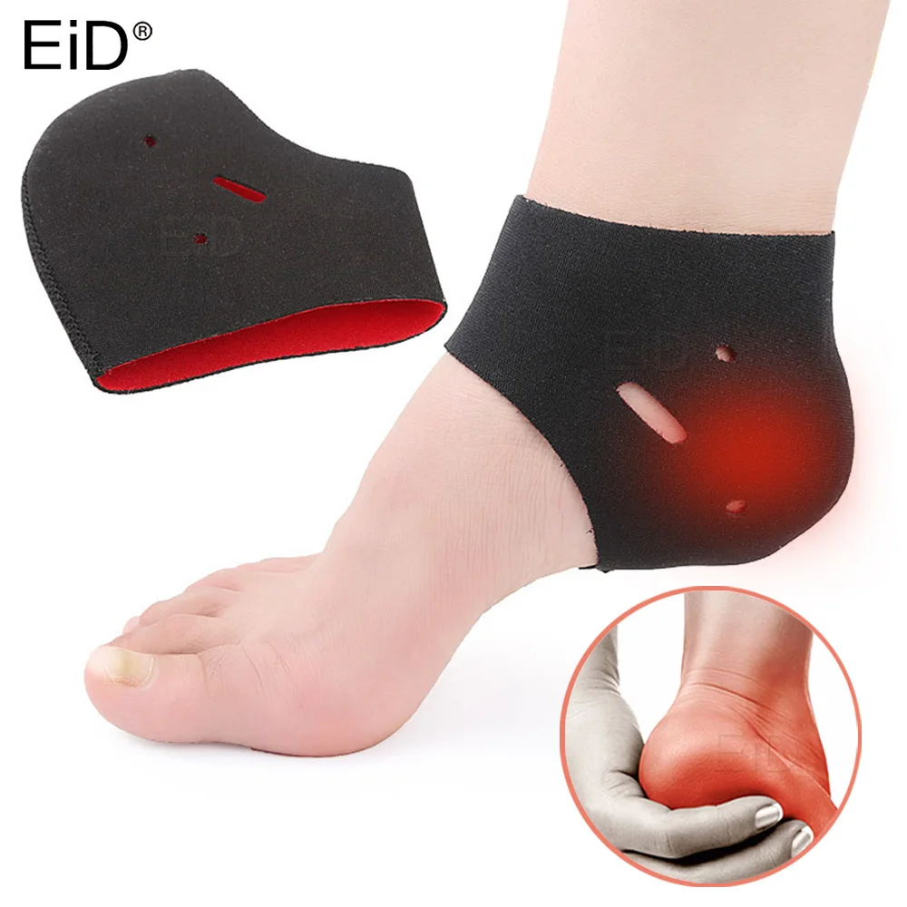 

EiD Men Plantar Fasciitis Socks for Achilles Tendonitis Calluses Spurs Cracked Pain Relief Heel Pads Foot Care Inserts Pad