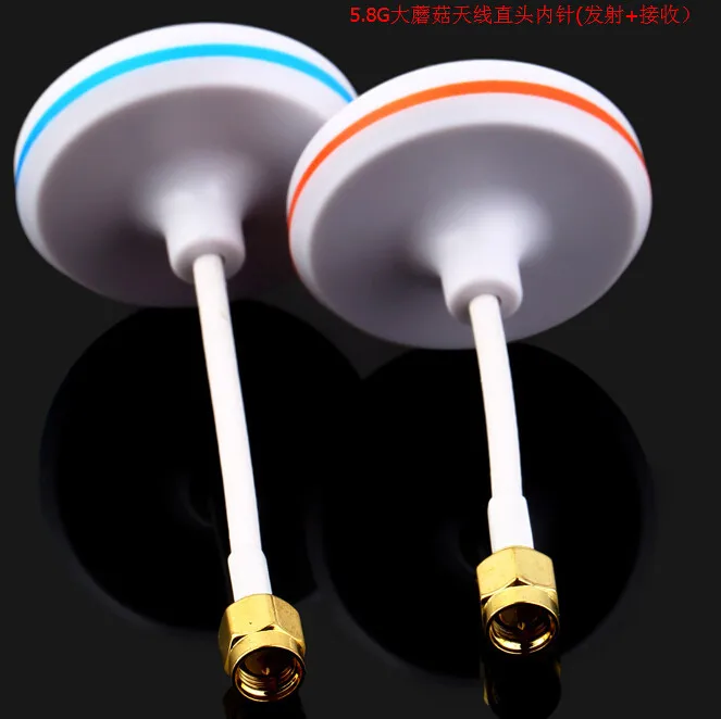2 pz/lotto 5.8GHz Circolare Polarizzata Fungo trasmettitore ricevitore Antenna SMA Set Tx/Rx per FPV Aerea RC drone