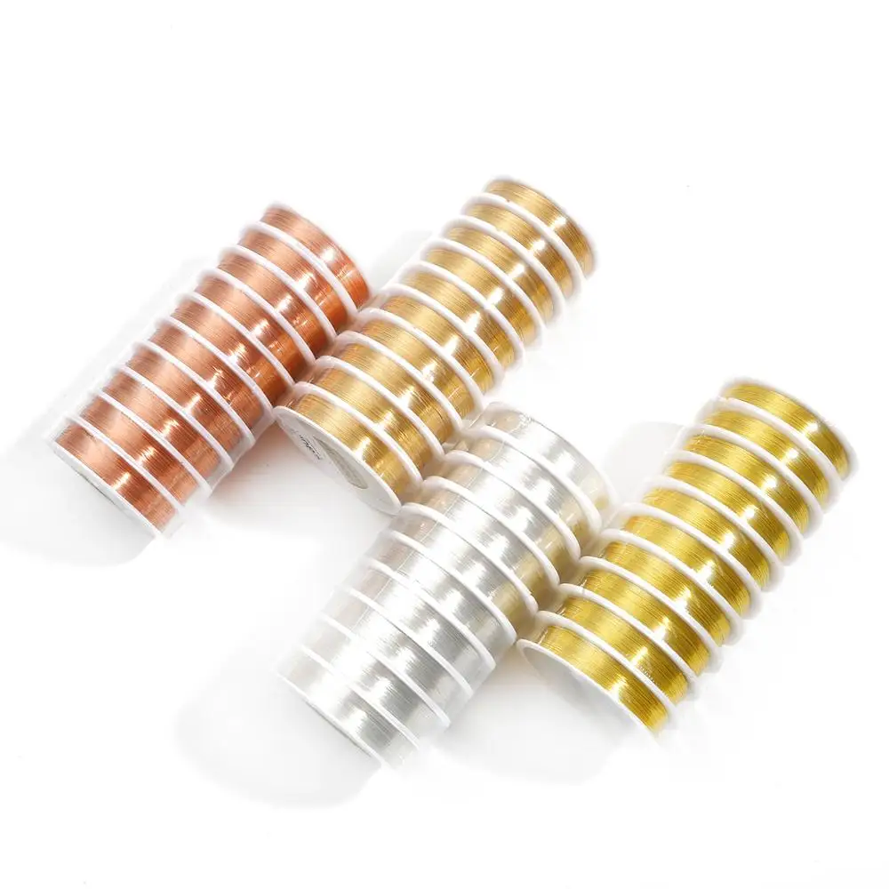 KC Gold/Silver/Copper Beading Wire for Craft Making