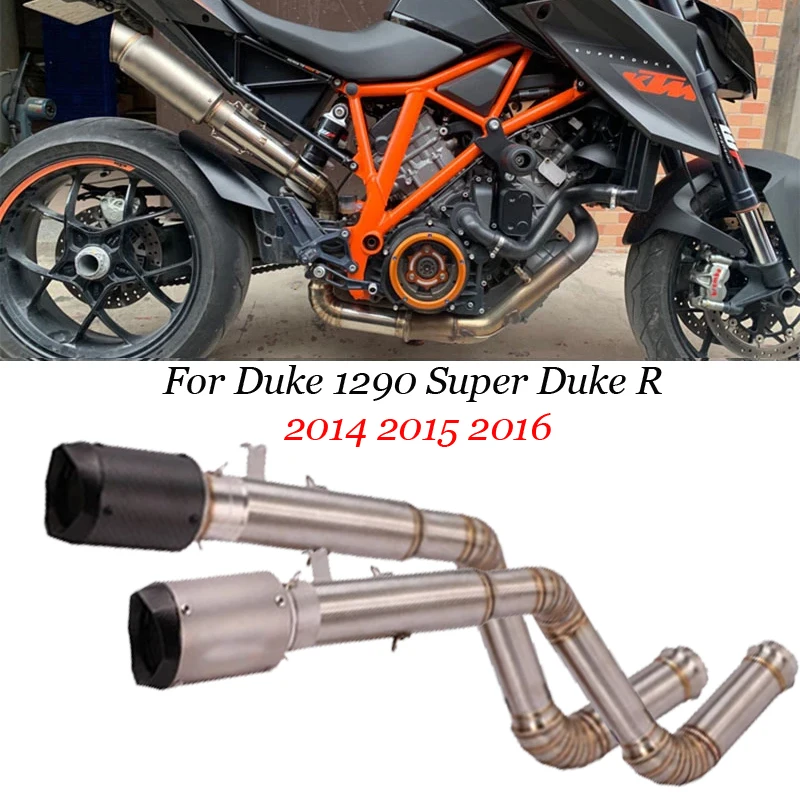 

Motorcycle Exhaust Pipe Escape Muffler Modified Connector Header Pipe Modified For Duke 1290 Super Duke R 2014 2015 2016