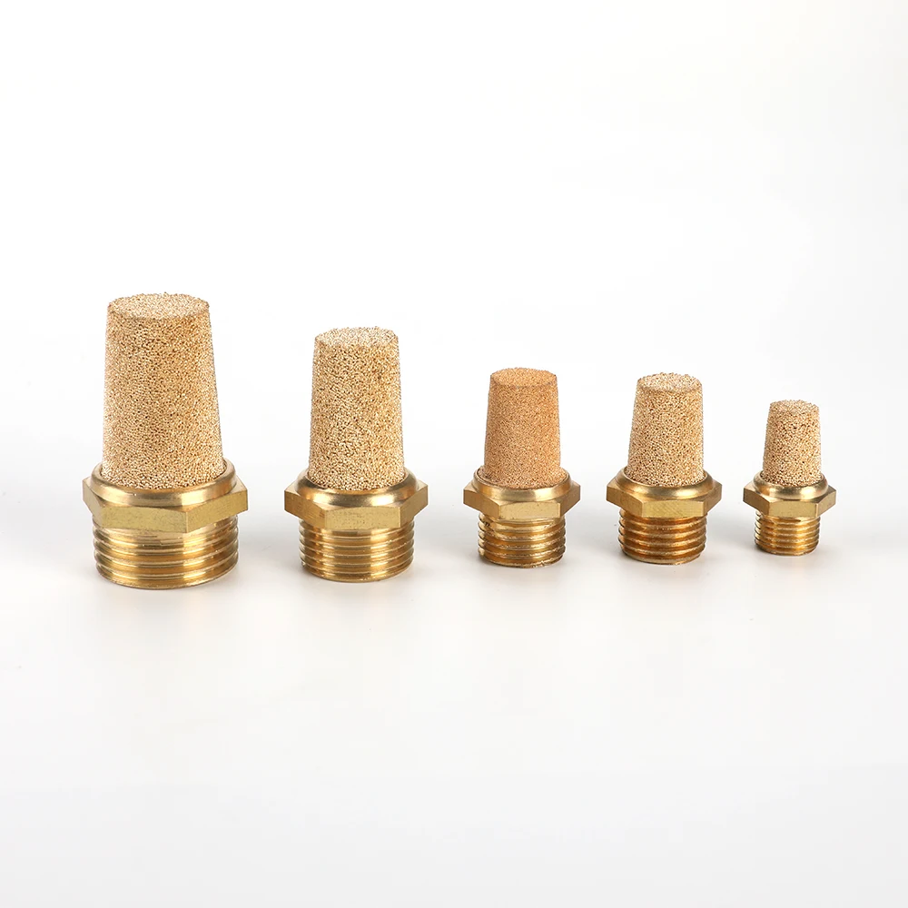 5Pcs Pneumatic Brass Exhaust Muffler BSL  1/8