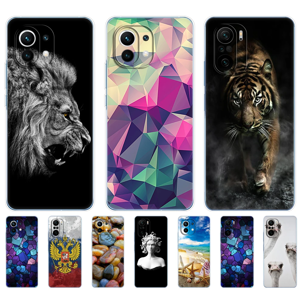 For xiaomi Mi 11 | Mi 11 Lite 4G 5G NE| Mi 11i | Mi 11 Ultra Case Back xiaomi11 i 11Lite Phone Cover Xiomi Mi11Lite Silicon TPU