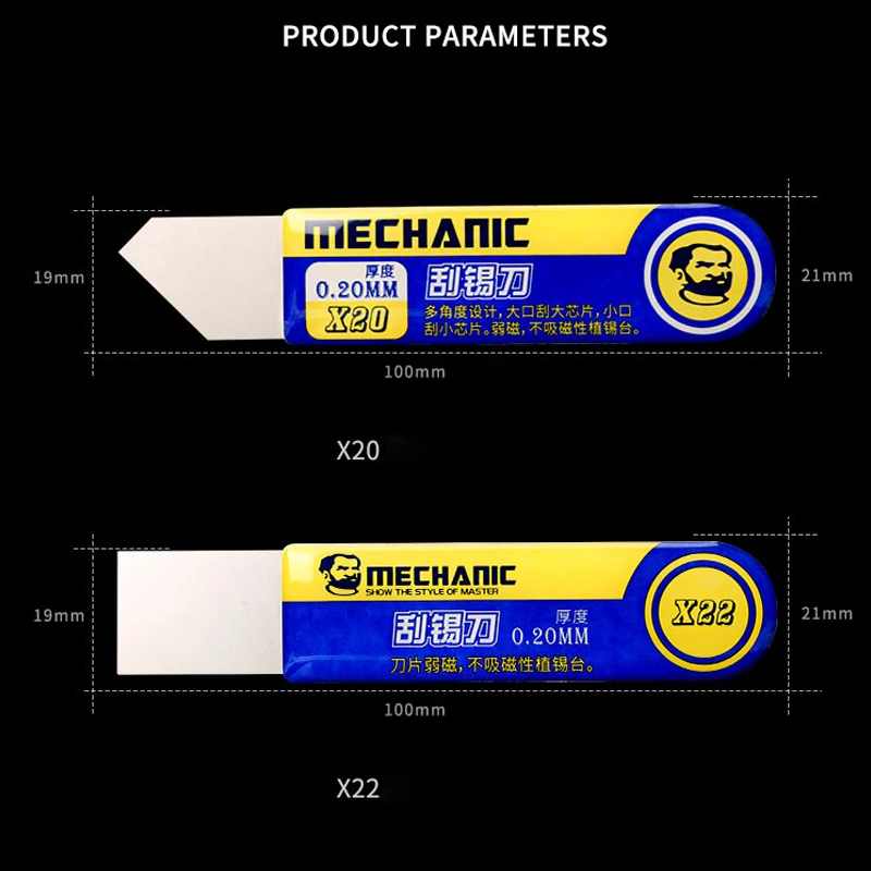 Cơ 0.2Mm Cao Cường Lực Nạo Tín Dao Nhớ Kim Loại Hàn Dán Yếu Ớt Của Từ Dẹt Xiên Miệng Tín Cạp dụng Cụ