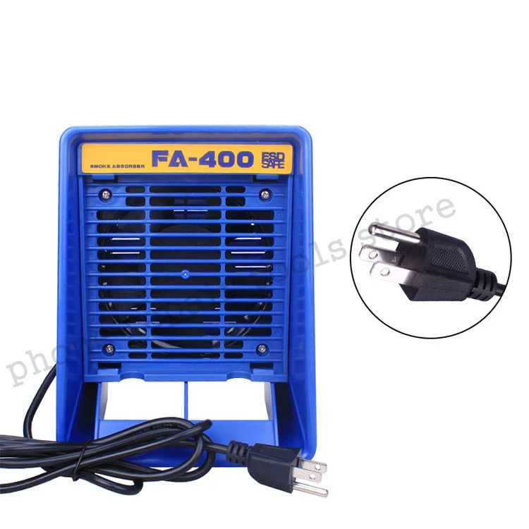 220 V/110 V 400 soldeerbout Rook Absorberen ESD Dampafzuiger Roken Instrument, met 10 st gratis Actieve Kool Filter Spons