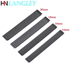 Elastic Stretch Watch band Stainless Steel Straps Flexible Unique Stylish Metal Watch Strap Wristband 14mm 16mm 18mm 20mm 22mm
