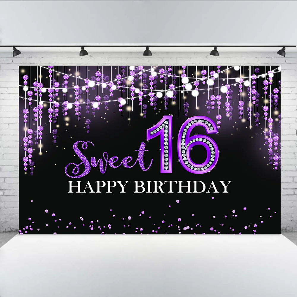 خلفية جميلة لعيد الميلاد السعيد 16 للتصوير الفوتوغرافي باللون الأرجواني اللامع لتزيين حفلات أعياد الميلاد خلفية للصور لاستوديو الصور
