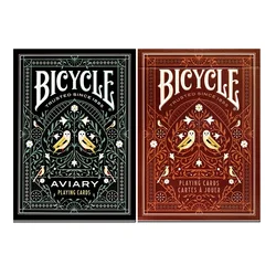 Bicicleta aviário jogando cartas baralho poker tamanho magia jogos de cartas truque mágico adereços para o mágico