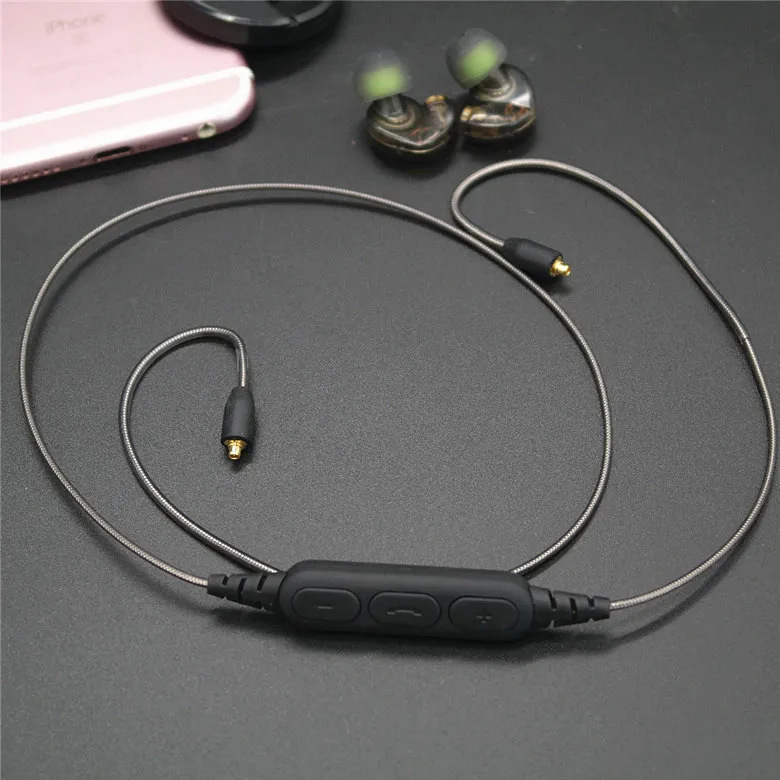 Wireless Headset Kabel Bluetooth 5,0 Kopfhörer Kabel MMCX Upgrate Kabel Linie für SE215 315 535 846 UE900 Universal Mmcx Kabel