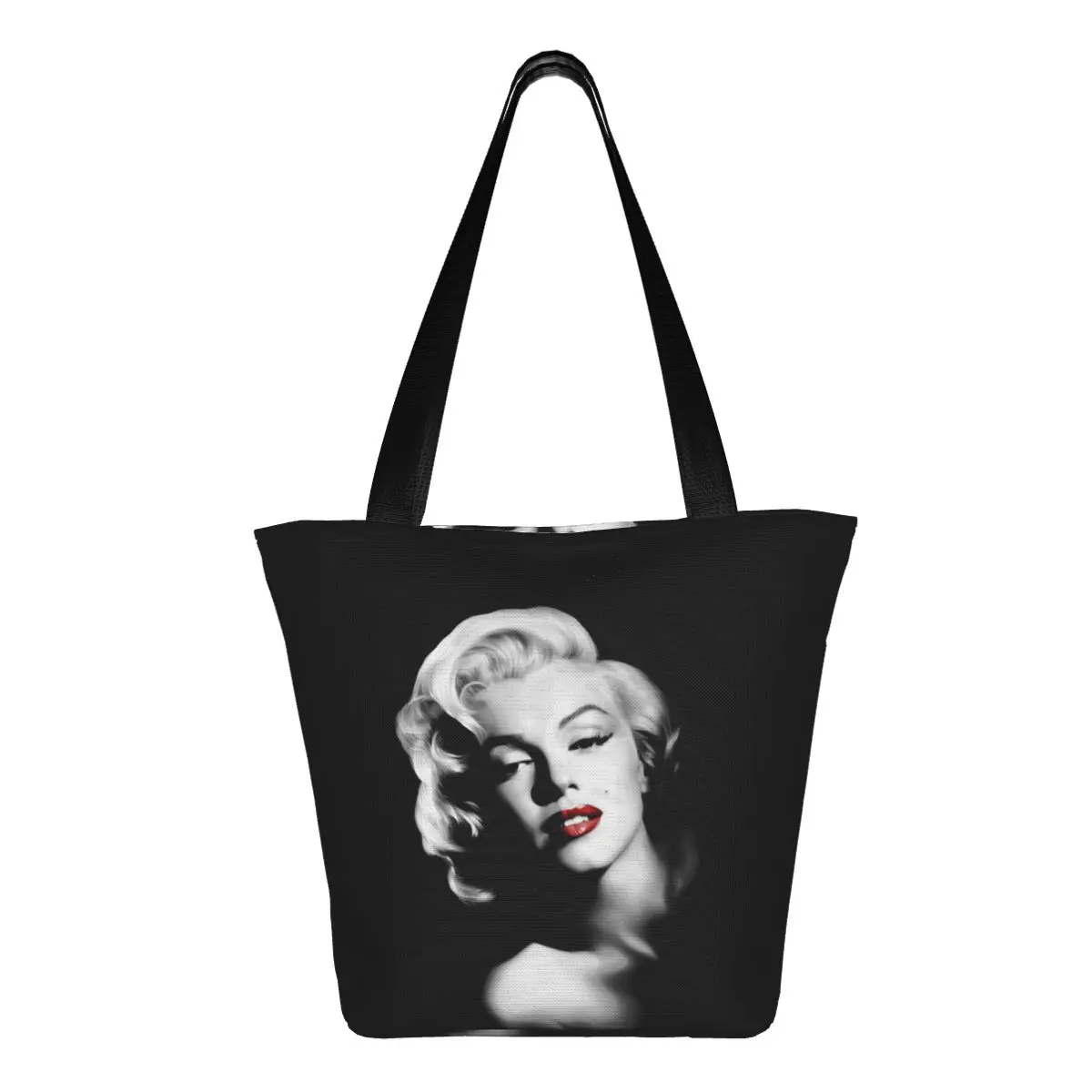 Marilyn Monroe Shopping Bag Pano Estético Bolsa Outdoor Moda Feminina Sacos