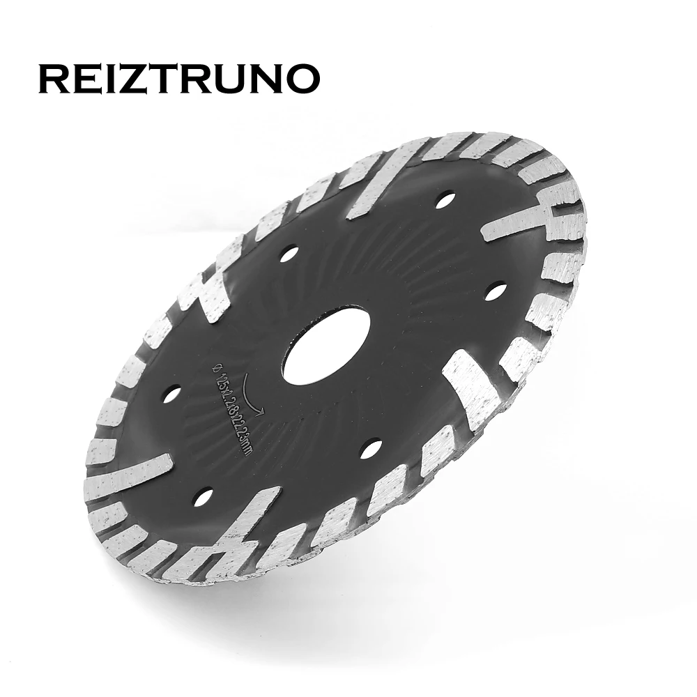 Reiztruno 125 ミリメートル波コアターボダイヤモンド鋸刃ウェット/ドライ円形鋸刃グラインダー-コンクリート石石工と材料