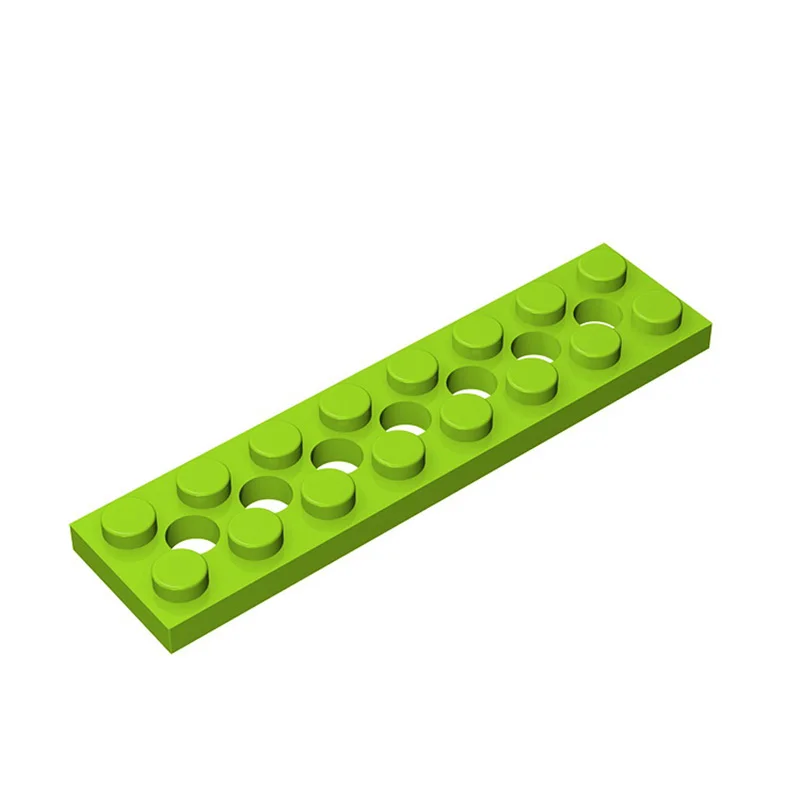 MOC Assembles Brick Particles3738 High-tech Plate 2 x 8 With 7 Holes Building Blocks Kids DIY Educational Spare Parts Toys