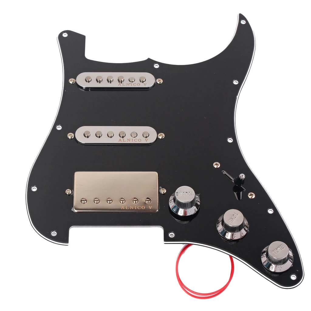 Loaded Alnico 5 Pickup Pick Guard Plate Set for Electric Guitar Accessory