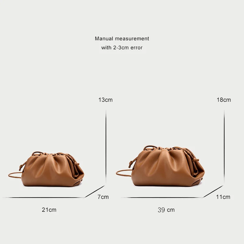 FSISLOVER Soft PU Leather Women\'s Crossbody Bag Dumpling Fashion Clutch Four Color Shoulder Bags for Female 2019