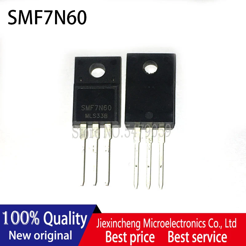 10 個 SMF7N60 CS5N65FA9R SMF8N65 UMW7N65F VBMB165R02 KIA5N60EF SMF8N60 TO220F MOS トランジスタ新オリジナル