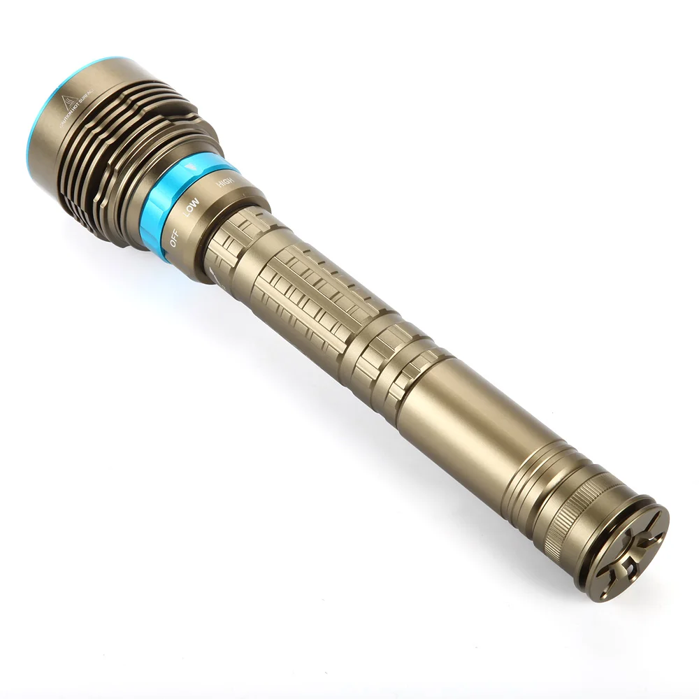 Powerful 7x L2 / T6 High lumens LED Diving Flashlight 100M Underwater Waterproof IPX8 Tactical Torch Lamp
