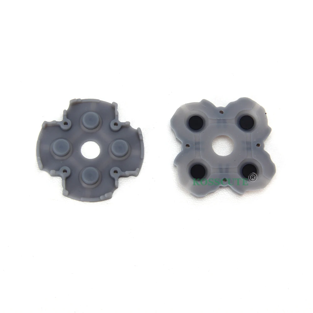 10 مجموعات لسوني بلاي ستيشن 5 PS5 تحكم موصل سيليكون أزرار لوحات مطاطية لعبة ps5 استبدال أجزاء