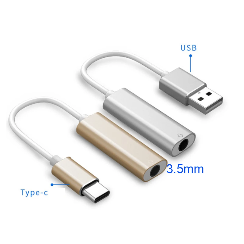 HIFI 7.1CH USB 3.1 الصوت الخارجي بطاقة الصوت نوع C إلى 3.5 مللي متر جاك محول سماعة رئيس ميكروفون ل PS3 ماك بوك الكمبيوتر
