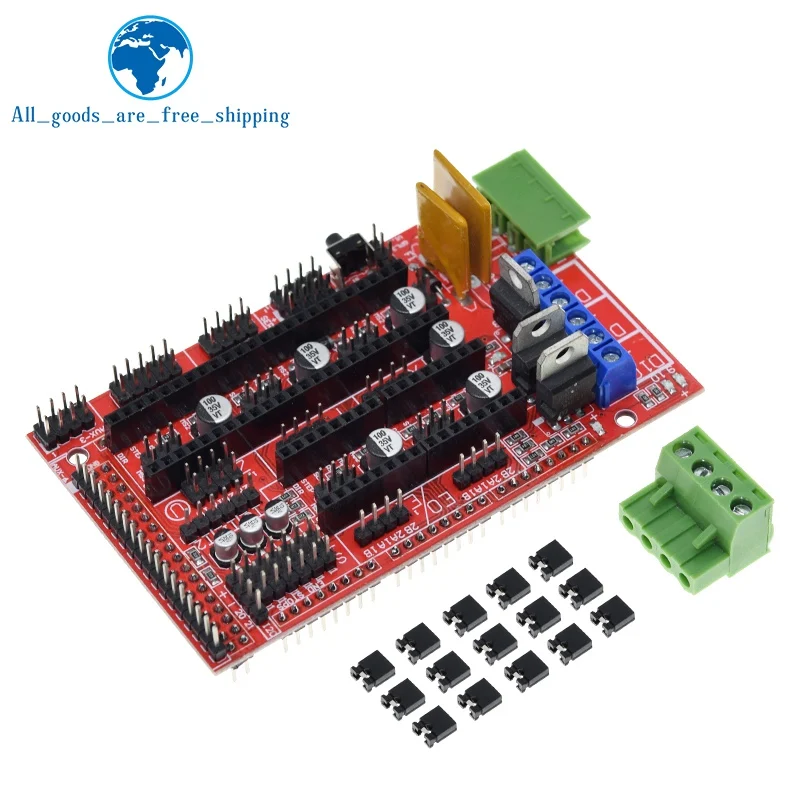 TZT Mega 2560 R3 + RAMPS 1.4 Bedienfeld + 5 Stück A4988 oder DRV8825 Schrittmotorantrieb für Arduino – Detail 11