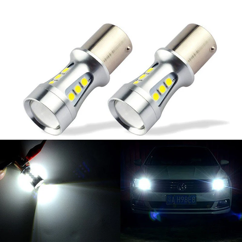 BA15S 1156 LED for Car Turn Signal Light1156 1157 3030 18SMD Brake Lights White 12V Reverse Bulb Fog Light