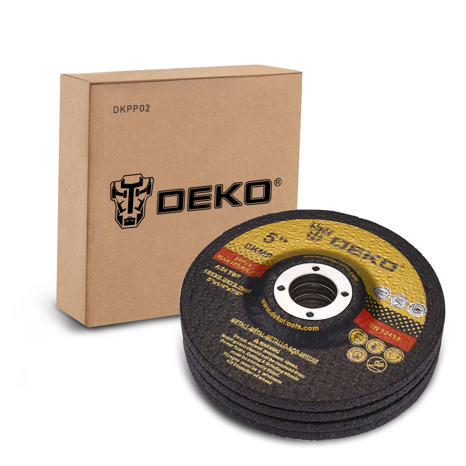 DEKO Grinding Discs Cutting Discs 4Pcs 125mm Angle Grinder Wheel For Angle Grinder Machine DKAG25LD1/DKAG25LD2