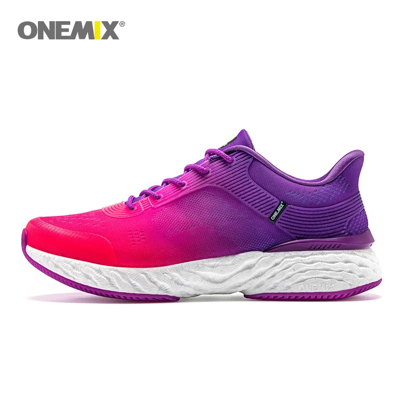 

ONEMIX Women Road Running Shoes Breathable Sport Walking Shoes Gym Ligthweight Workout Man Sneakers Flat Shoes for Jogging