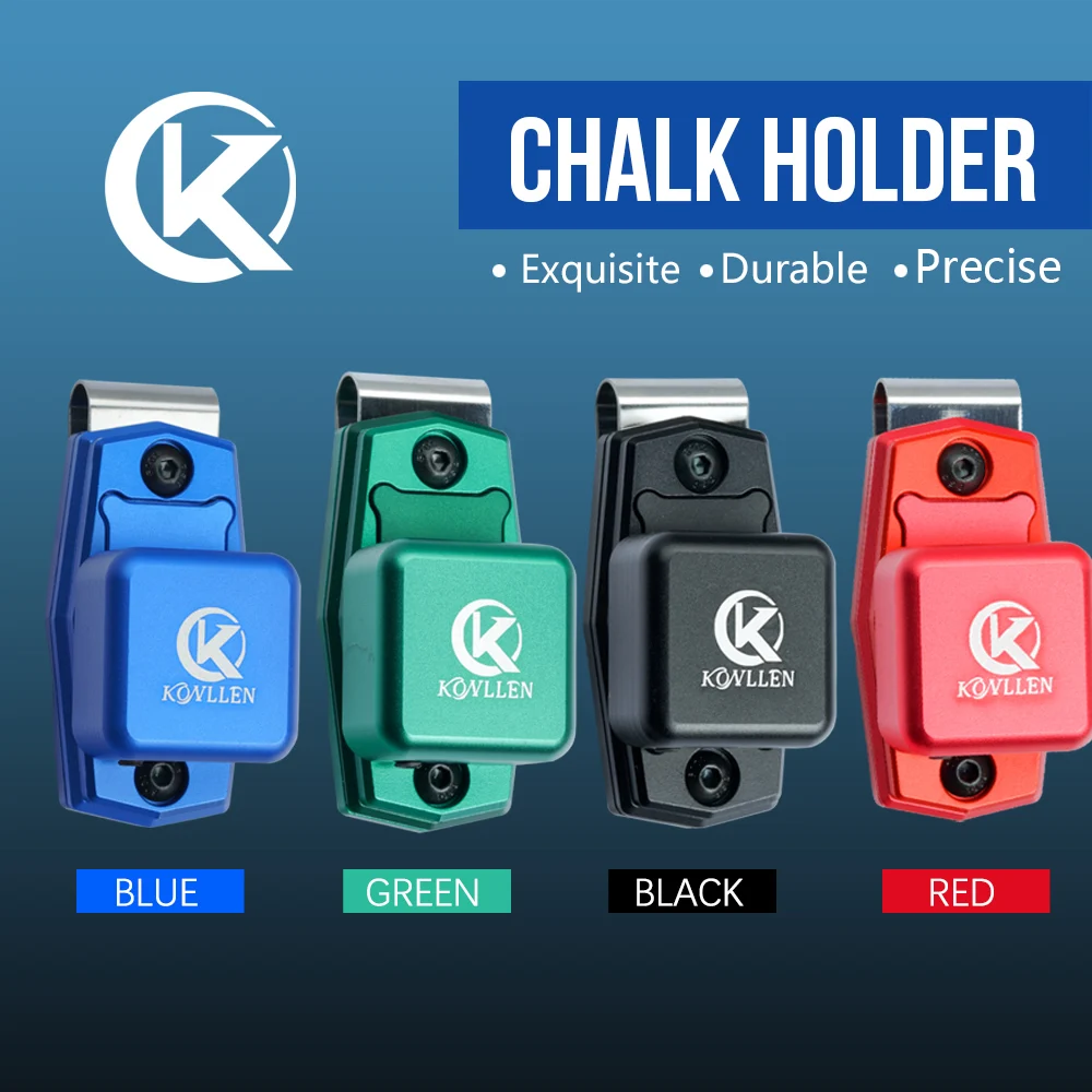 

KONLLEN Billiard Chalk Holder Magnetic Convenient Pool Snooker Chalk Holder Carrying Durable Billiard Accessories