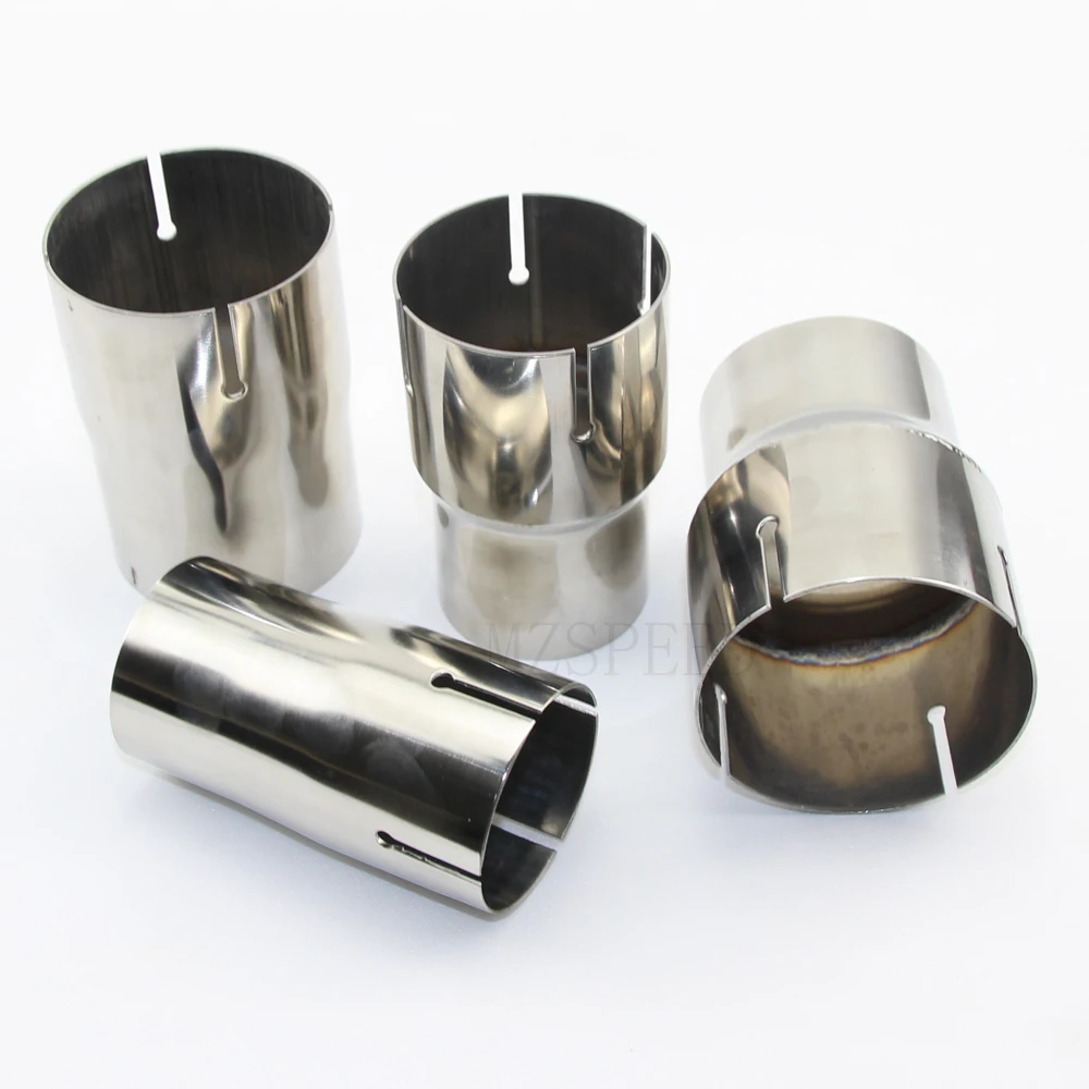 

1pcs car Accessories 304 stainless steel pipe Exhaust pipe reducing joint Large to small size Universal muffler sleeve