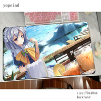 Sakuya Izayoi mousepad gamer Popular 70x40cm gaming mouse pad large home notebook pc accessories laptop padmouse ergonomic mat