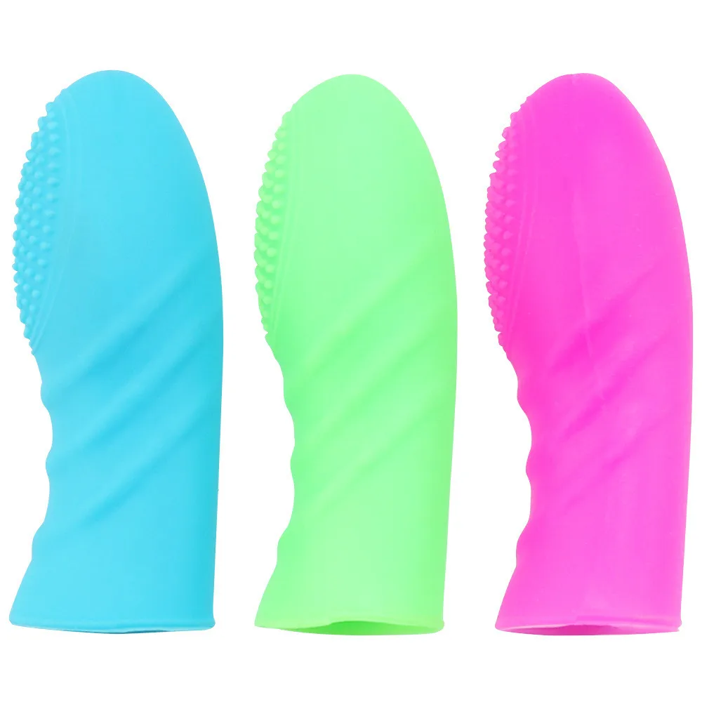 1PCS Clitoris G Spot Stimulator Finger Sleeves Vagina Sex Toys For Woman Masturbator Adults Products Finger Massage