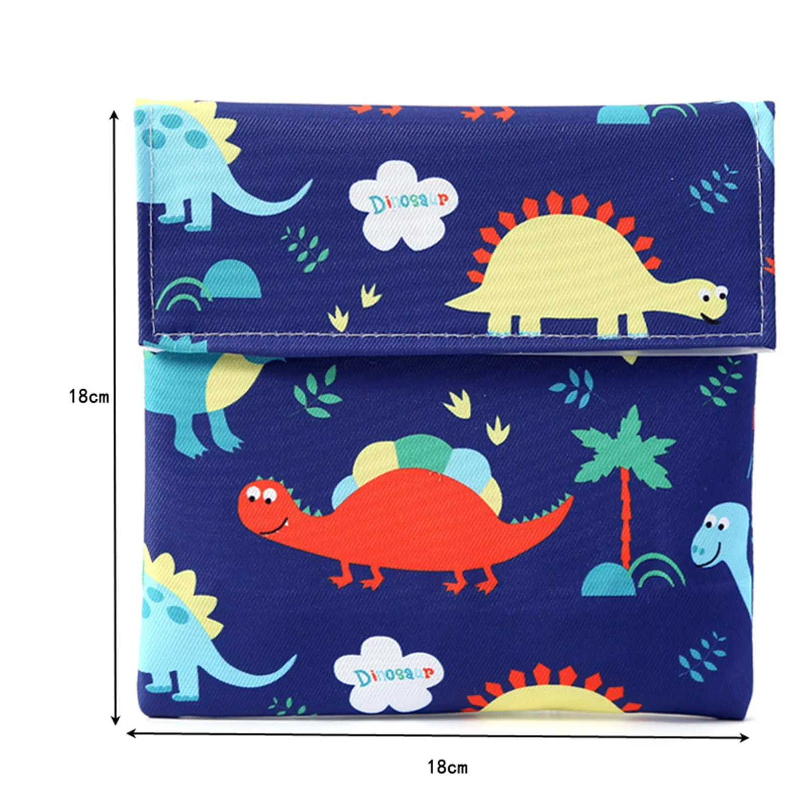 Sandwich Bag Reusable Washable Lunch Bag Multifunctional Fruit Snack Storage Pouch Container For Parent-child School Work Travel