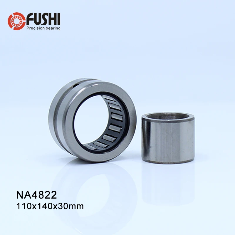 NA4822 Bearing 110*140*30 mm ( 1 PC ) Solid Collar Needle Roller Bearings With Inner Ring 4524822 4544822/A Bearing