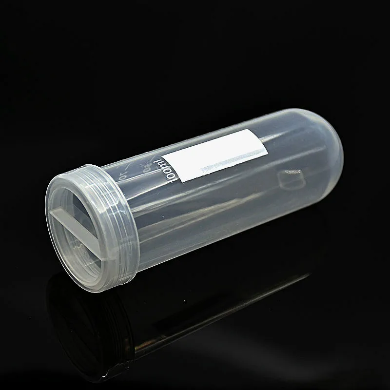 Plastic Centrifuge Tubes With Clear Scale100 ml Test Tube With Screw Cover Graduation EP Sample Tube Diameter 38 mm 30 / PK